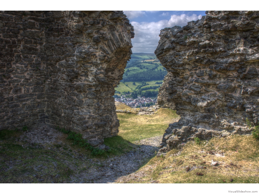 Llangollen in the distance